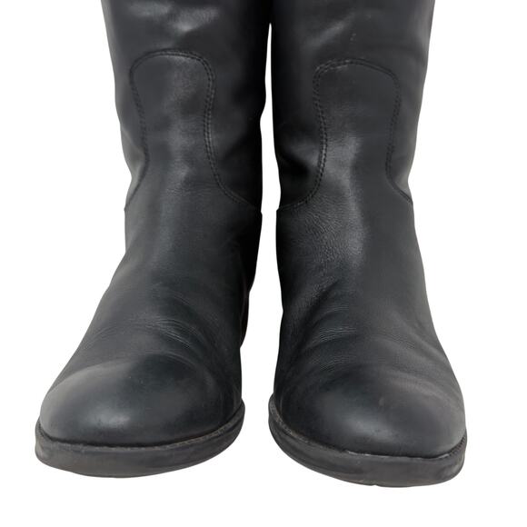 Sam Edelman Penny Riding Boot Womens size 7 Black Leather - Picture 10 of 16
